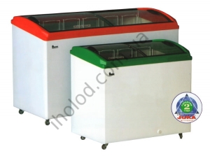 Морозильный ларь Juka с гнутым стеклом